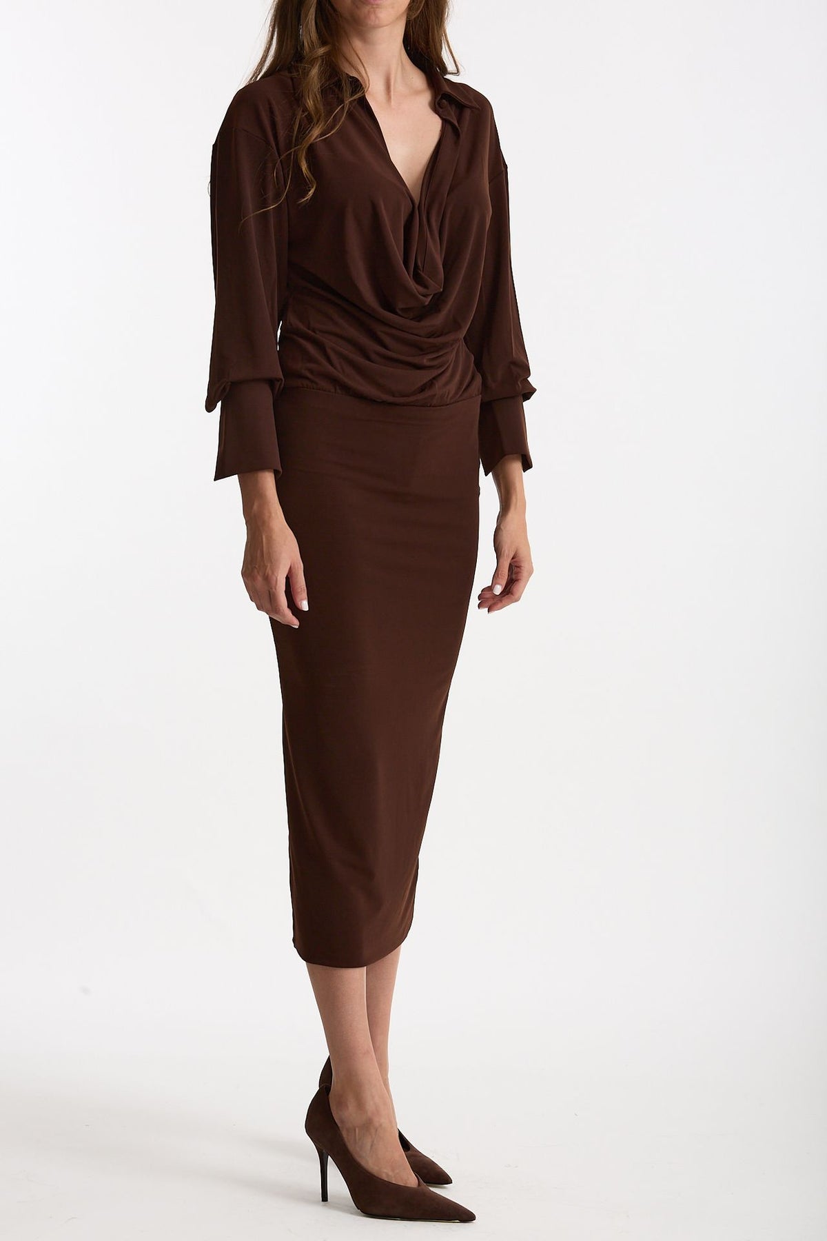 Abito midi marrone donna The andamane - 4