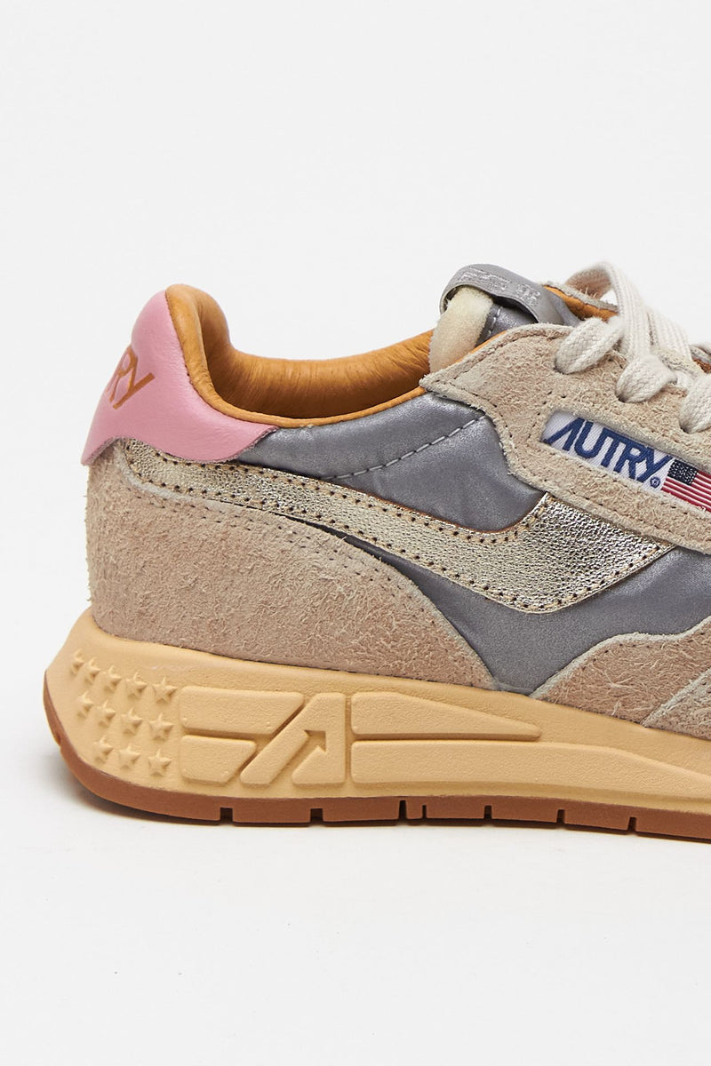 Sneakers REELWIND LOW-WWLW-RL06 in pelle e suede donna Autry - 6