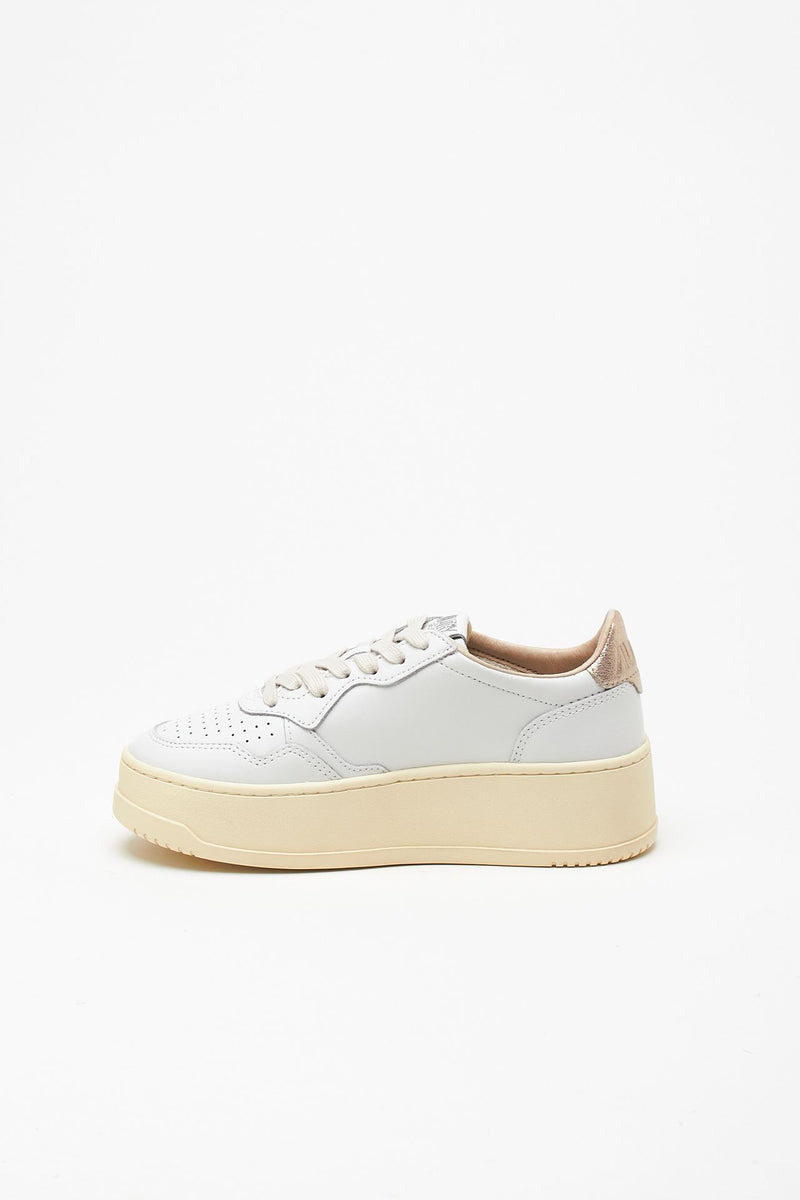 Sneakers MEDALIST PLATFORM MID-PTLW-LL27 in pelle e suede donna Autry - 4