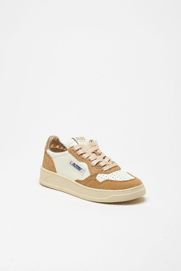 Sneakers MEDALIST LOW-AULW-TA03 in pelle e suede donna Autry