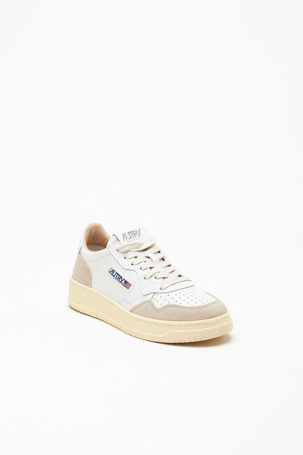 Sneakers MEDALIST LOW-AULW-LS33 in pelle e camoscio donna Autry