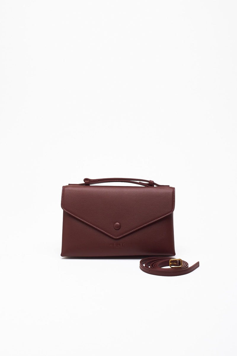 Borsa ANGELINA in pelle bordeaux donna Avenue 67 - 5
