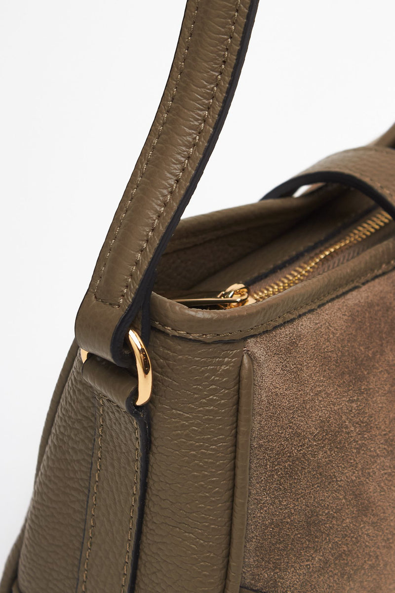 Borsa ISADORA in pelle tortora donna Avenue 67 - 6