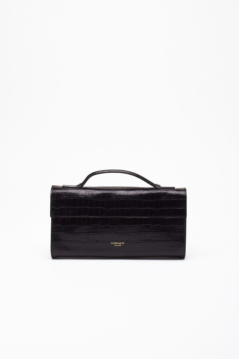 Borsa PALOMA in pelle cocco nero donna Avenue 67 - 1