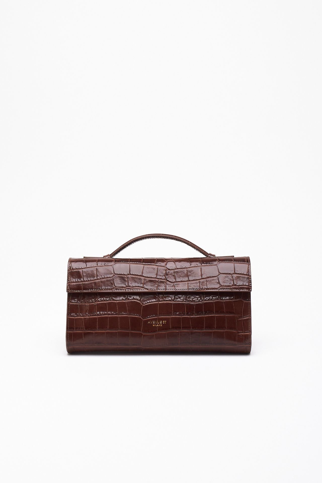 Borsa PALOMA in pelle cocco testa di moro donna Avenue 67 - 1
