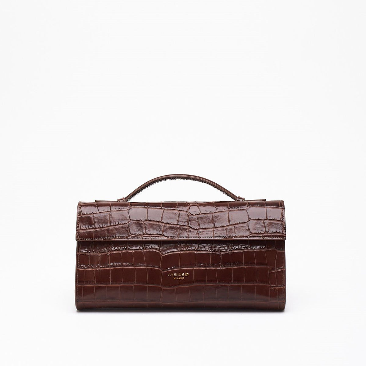 Borsa PALOMA in pelle cocco testa di moro donna Avenue 67 - 6
