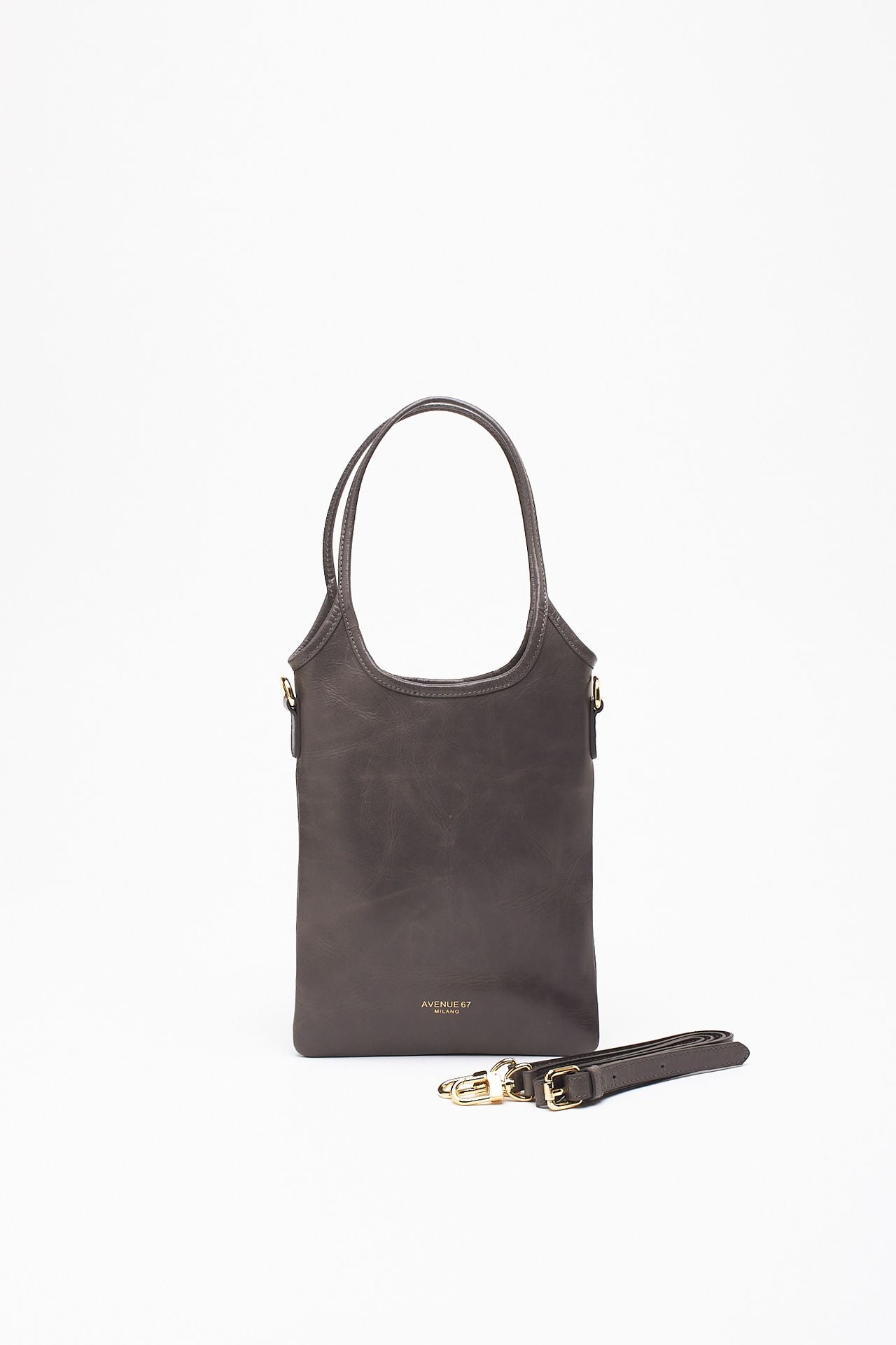 Borsa SHANTY XS in pelle grigio donna Avenue 67 - 4