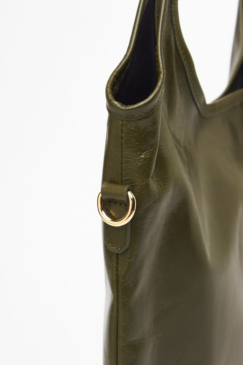 Borsa SHANTY in pelle verdone donna Avenue 67 - 6