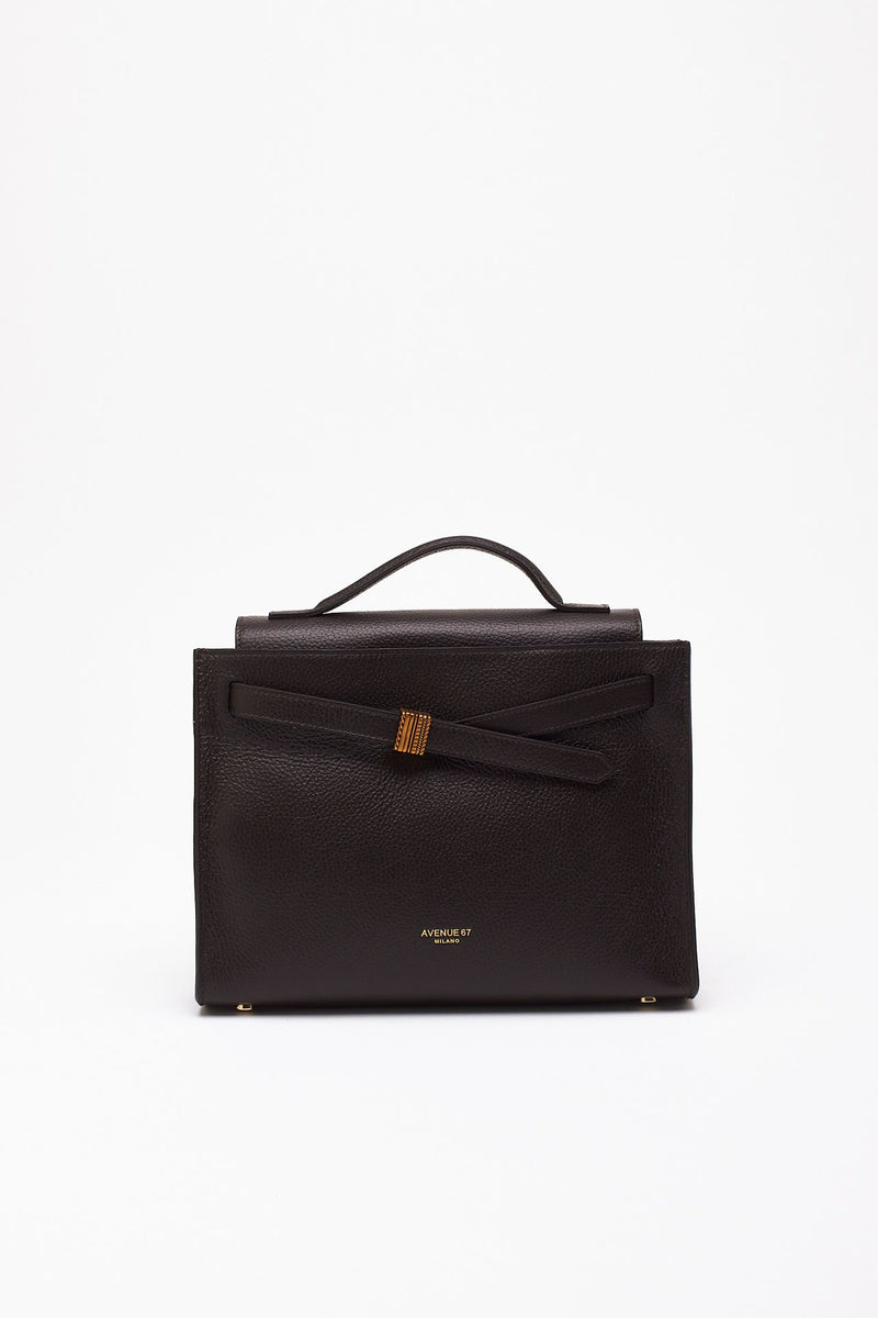 Borsa MILA in pelle dollaro testa di moro donna Avenue 67 - 1