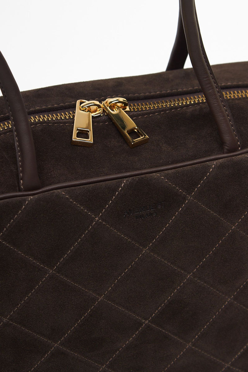 Borsa TRUNKY in suede testa di moro donna Avenue 67 - 6