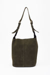 Borsa NOELIA in pelle scamosciata verde donna Avenue 67 - 4