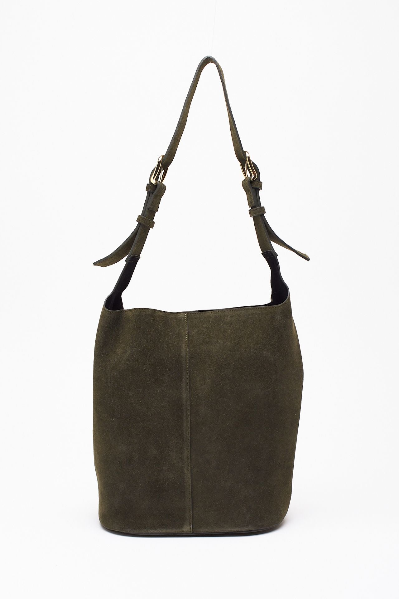 Borsa NOELIA in pelle scamosciata verde donna Avenue 67 - 4