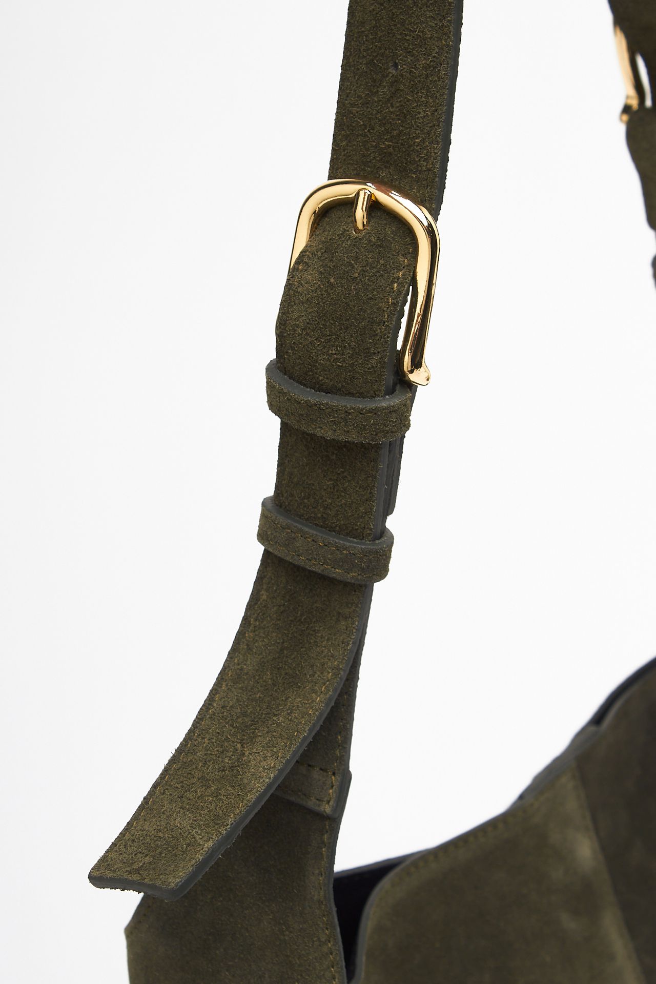 Borsa NOELIA in pelle scamosciata verde donna Avenue 67 - 6