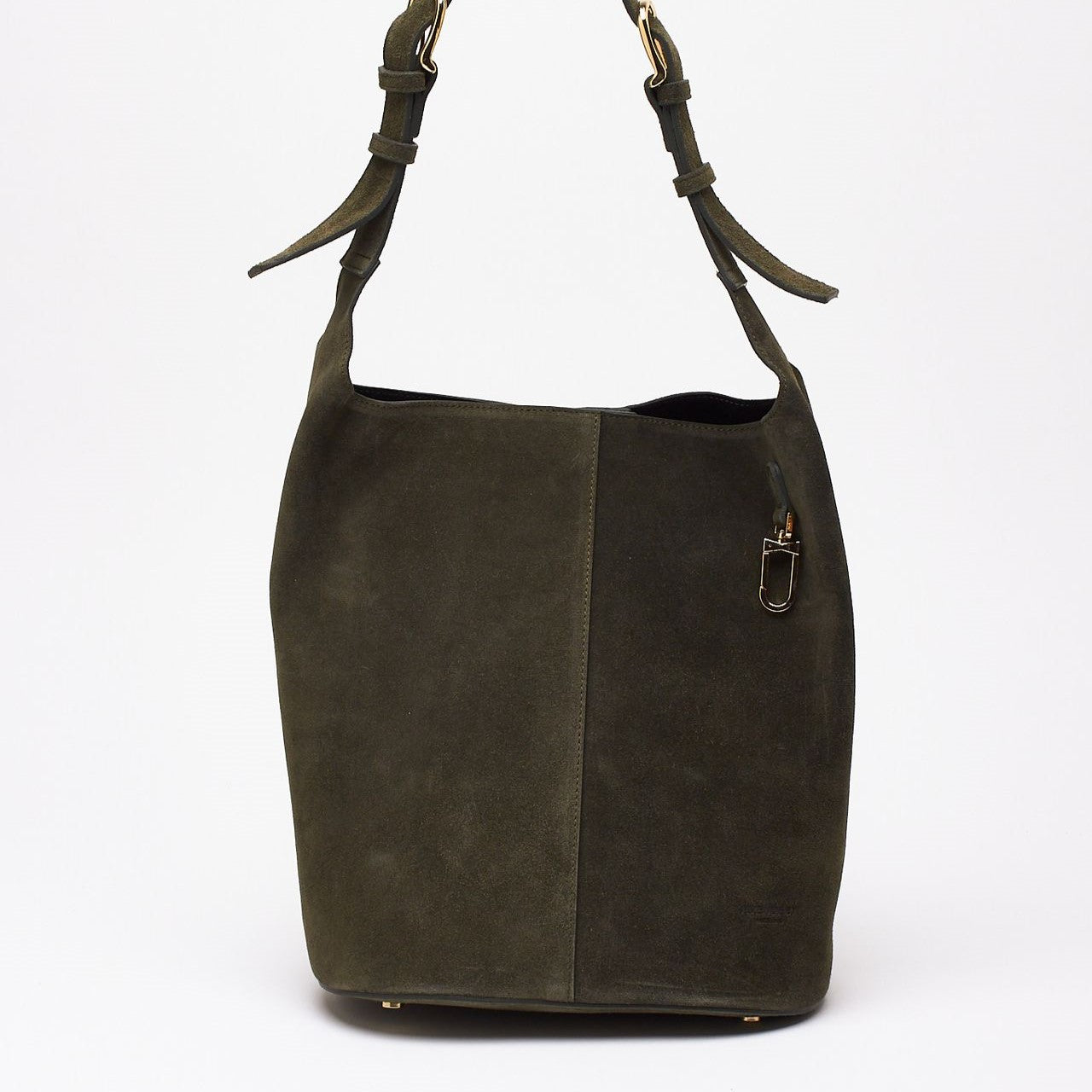 Borsa NOELIA in pelle scamosciata verde donna Avenue 67 - 7