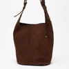 Borsa NOELIA in pelle scamosciata testa di moro donna Avenue 67 - 7