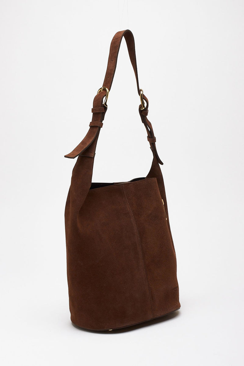Borsa NOELIA in pelle scamosciata testa di moro donna Avenue 67 - 2