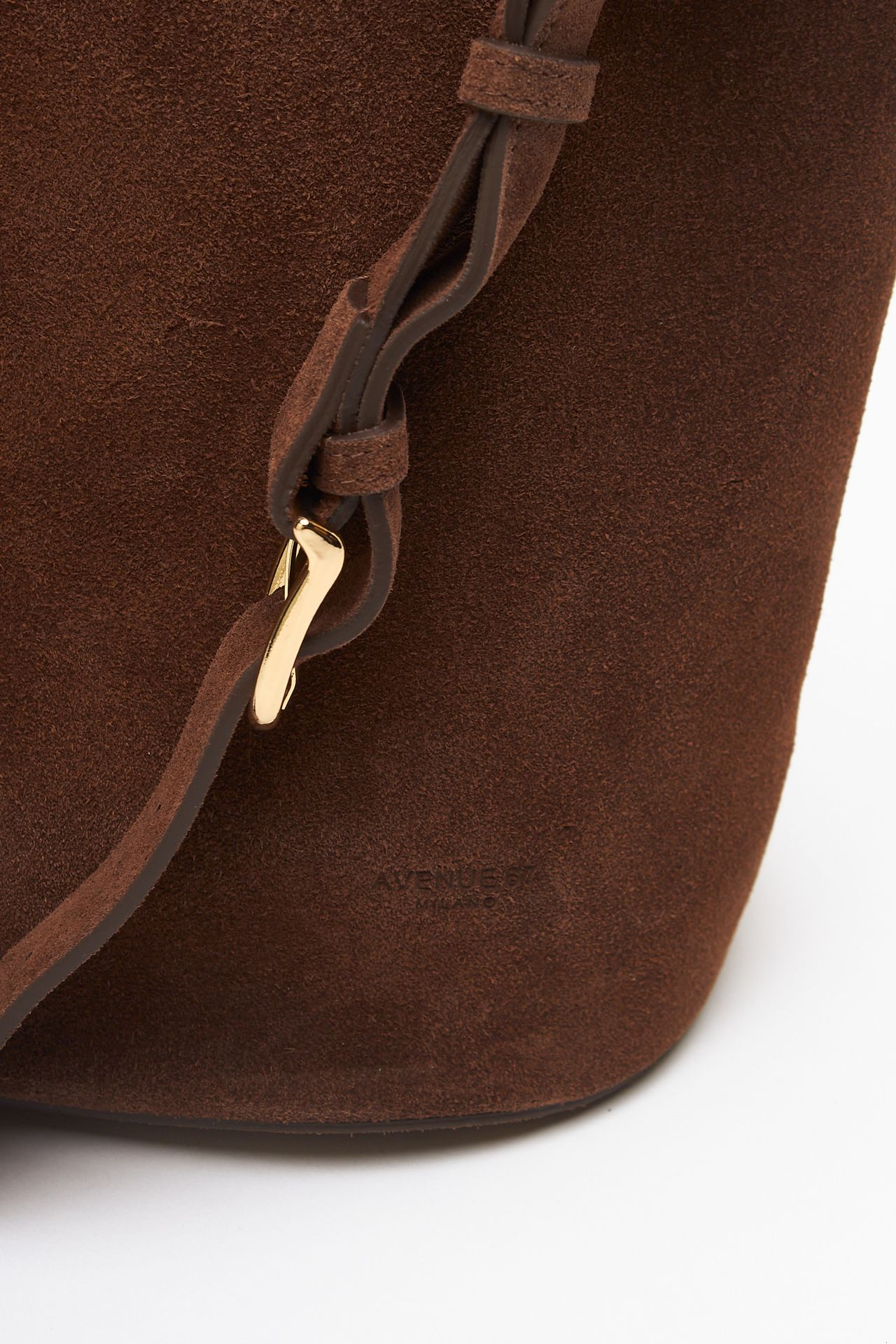 Borsa NOELIA in pelle scamosciata testa di moro donna Avenue 67 - 3