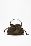 Borsa ELARA in pelle liscia verde militare donna Avenue 67 - 1