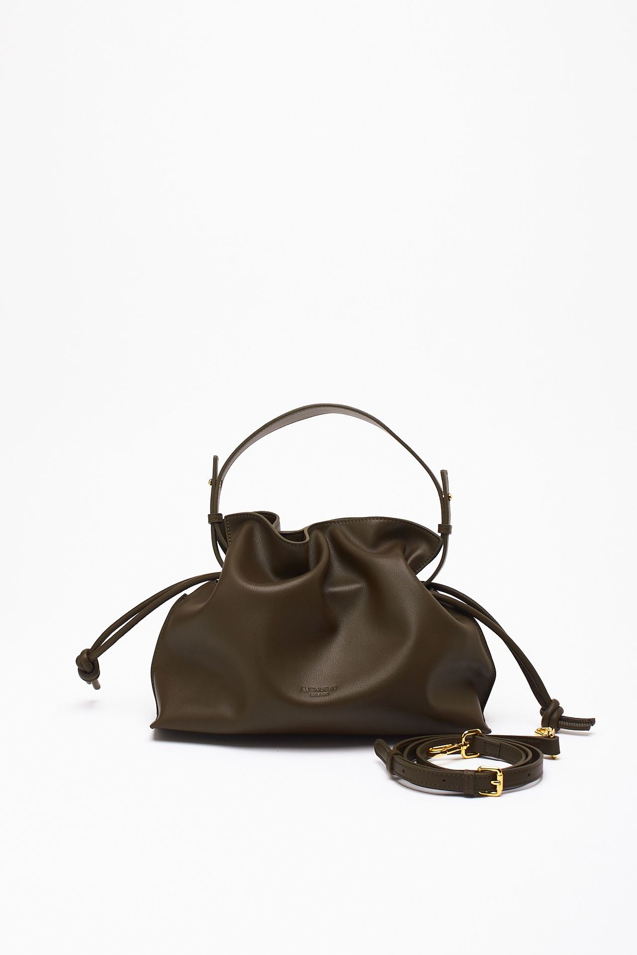 Borsa ELARA in pelle liscia verde militare donna Avenue 67 - 3