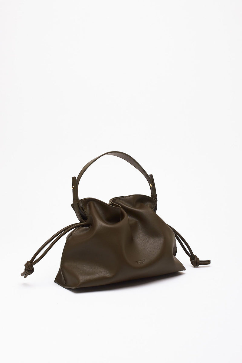 Borsa ELARA in pelle liscia verde militare donna Avenue 67 - 4