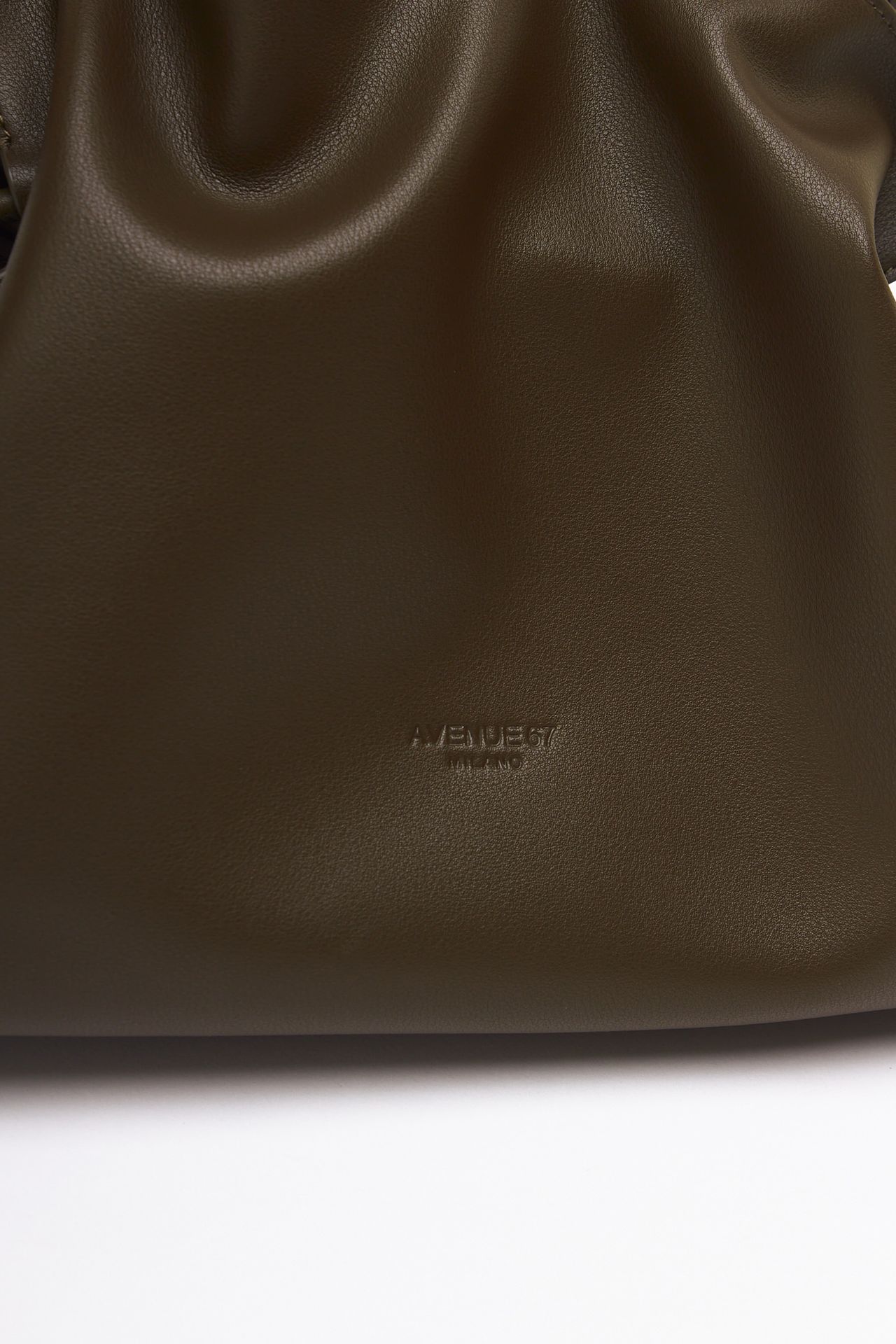 Borsa ELARA in pelle liscia verde militare donna Avenue 67 - 6