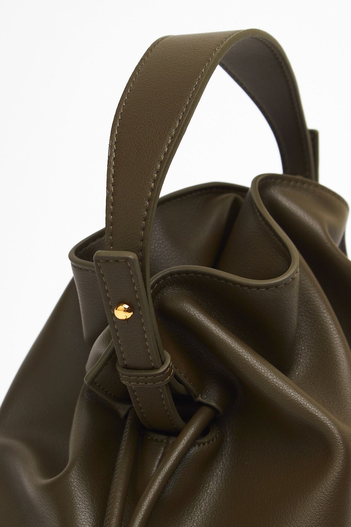 Borsa ELARA in pelle liscia verde militare donna Avenue 67 - 2