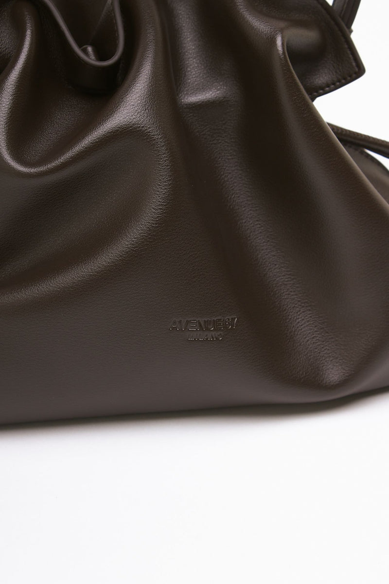 Borsa ELARA in pelle liscia testa di moro donna Avenue 67 - 6