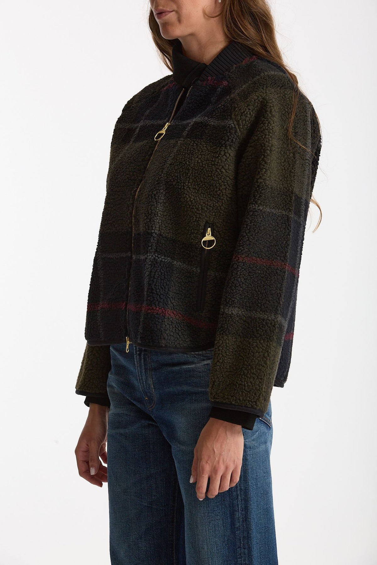 Felpa orsetto KIRKLEES FLEECE check donna Barbour - 2