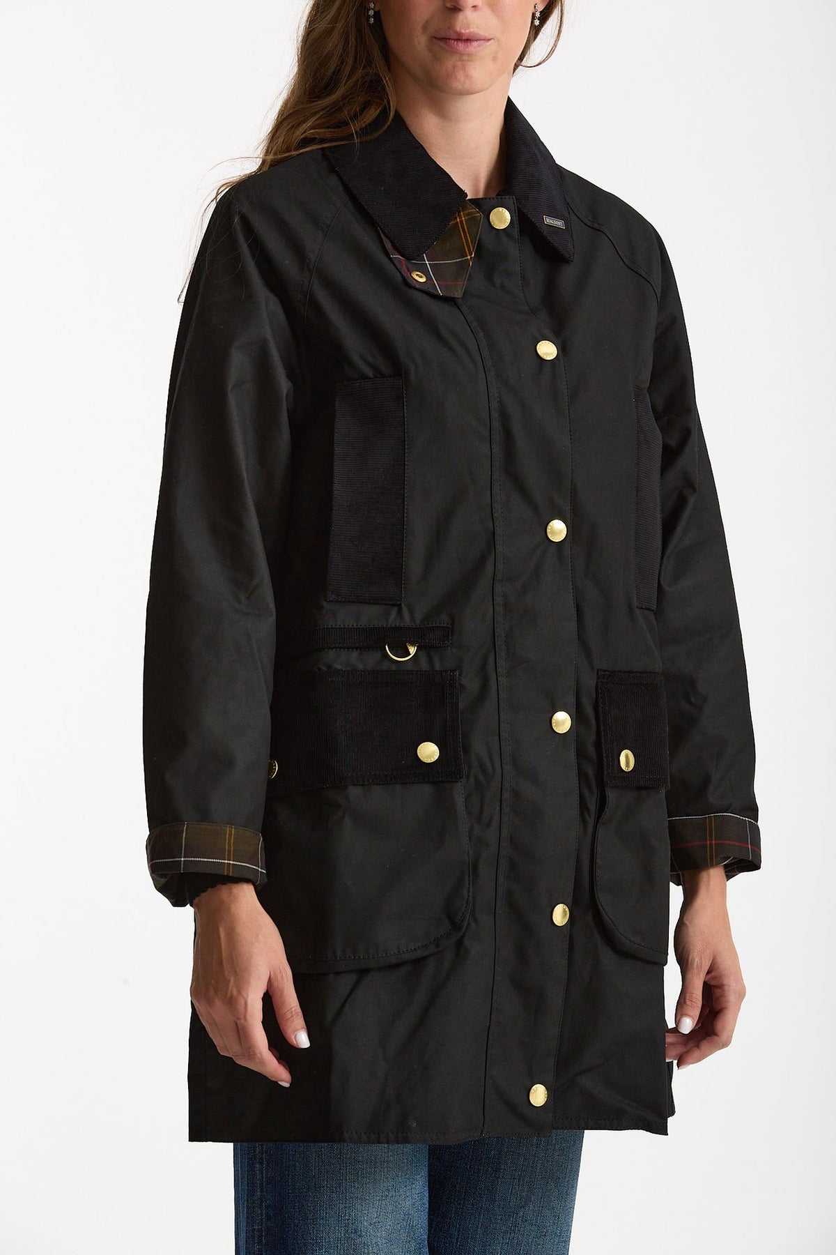 Giaccone cerato MODERN BEAUFORT WAX nero donna Barbour - 4