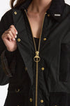 Giaccone cerato MODERN BEAUFORT WAX nero donna Barbour - 7