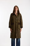 Giaccone cerato KIRKLESS WAX verde donna Barbour - 1
