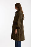 Giaccone cerato KIRKLESS WAX verde donna Barbour - 2