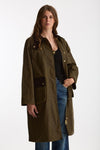 Giaccone cerato KIRKLESS WAX verde donna Barbour - 4