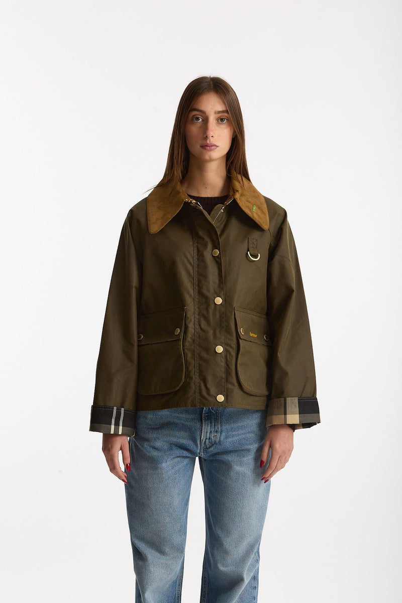 Giubbino ICON SPEY verde BEECH donna Barbour - 7