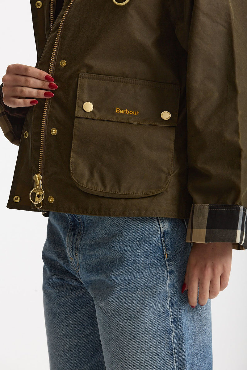 Giubbino ICON SPEY verde BEECH donna Barbour - 5