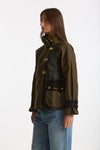 Giubbino cerato HAZELWOOD verde donna Barbour - 3
