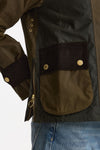 Giubbino cerato HAZELWOOD verde donna Barbour - 6