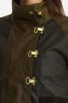 Giubbino cerato HAZELWOOD verde donna Barbour - 2