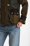 Giubbino cerato HAZELWOOD verde donna Barbour - 7