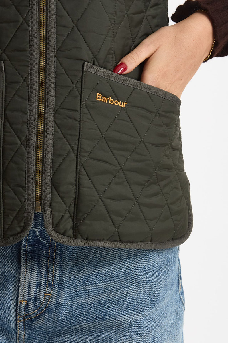 Giubbino cerato HAZELWOOD verde donna Barbour - 10