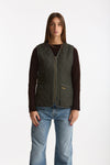 Gilet trapuntato FLECE BETTY verde donna Barbour - 2