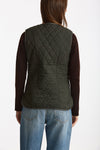 Gilet trapuntato FLECE BETTY verde donna Barbour - 4