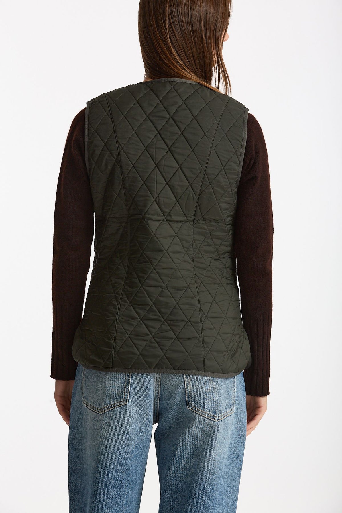 Gilet trapuntato FLECE BETTY verde donna Barbour - 4