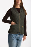 Gilet trapuntato FLECE BETTY verde donna Barbour - 5