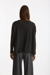 Cardigan over cashmere antracite donna Be you - 3
