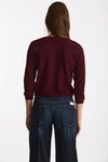 Cardigan slim in cashmere merlot donna Be you - 2