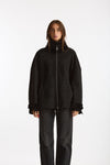 Giubbino in shearling reversibile nero donna Giorgio brato - 6
