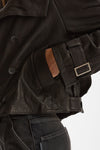 Giubbino in pelle collo alto nero donna Giorgio brato - 7