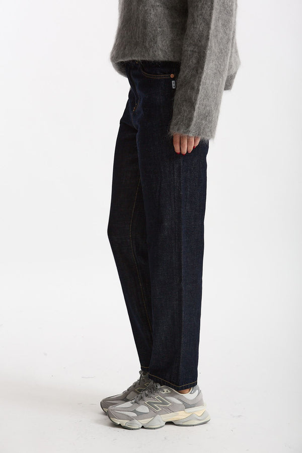 Jeans regular ADID Lavaggio bagnato scuro donna Department five