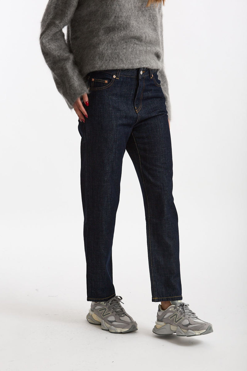 Jeans regular ADID Lavaggio bagnato scuro donna Department five - 4